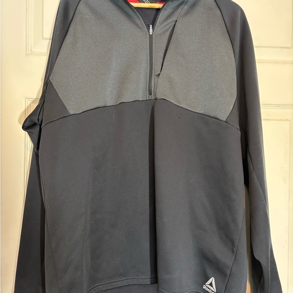 Reebok Other - Reebok Black Quarter-Zip Jacket